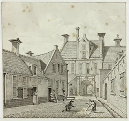 De Gardepoort vanuit de Turfstraat